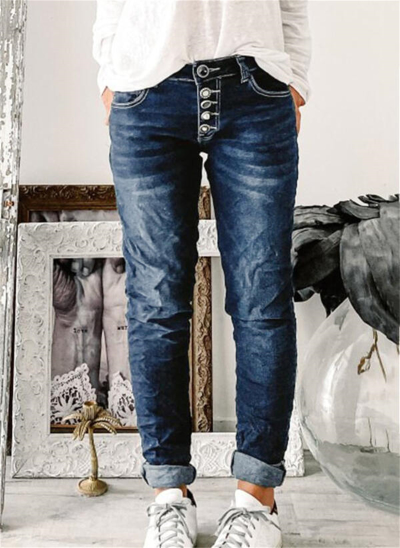 Mom Jeans Women - Nữ Ngực Quần Jeans Nữ 2022