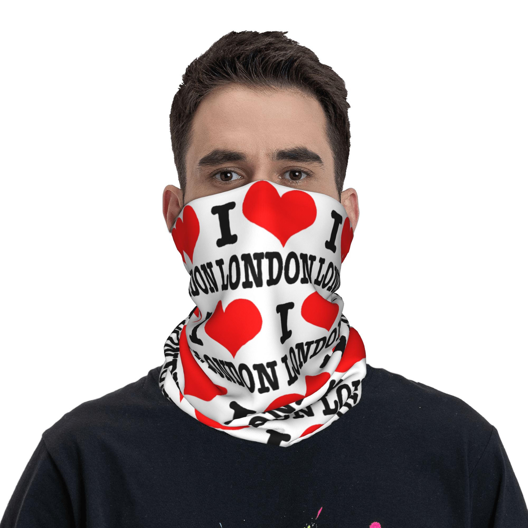 Women Fashion Uk - London UK England Bandana Neck Gaiter