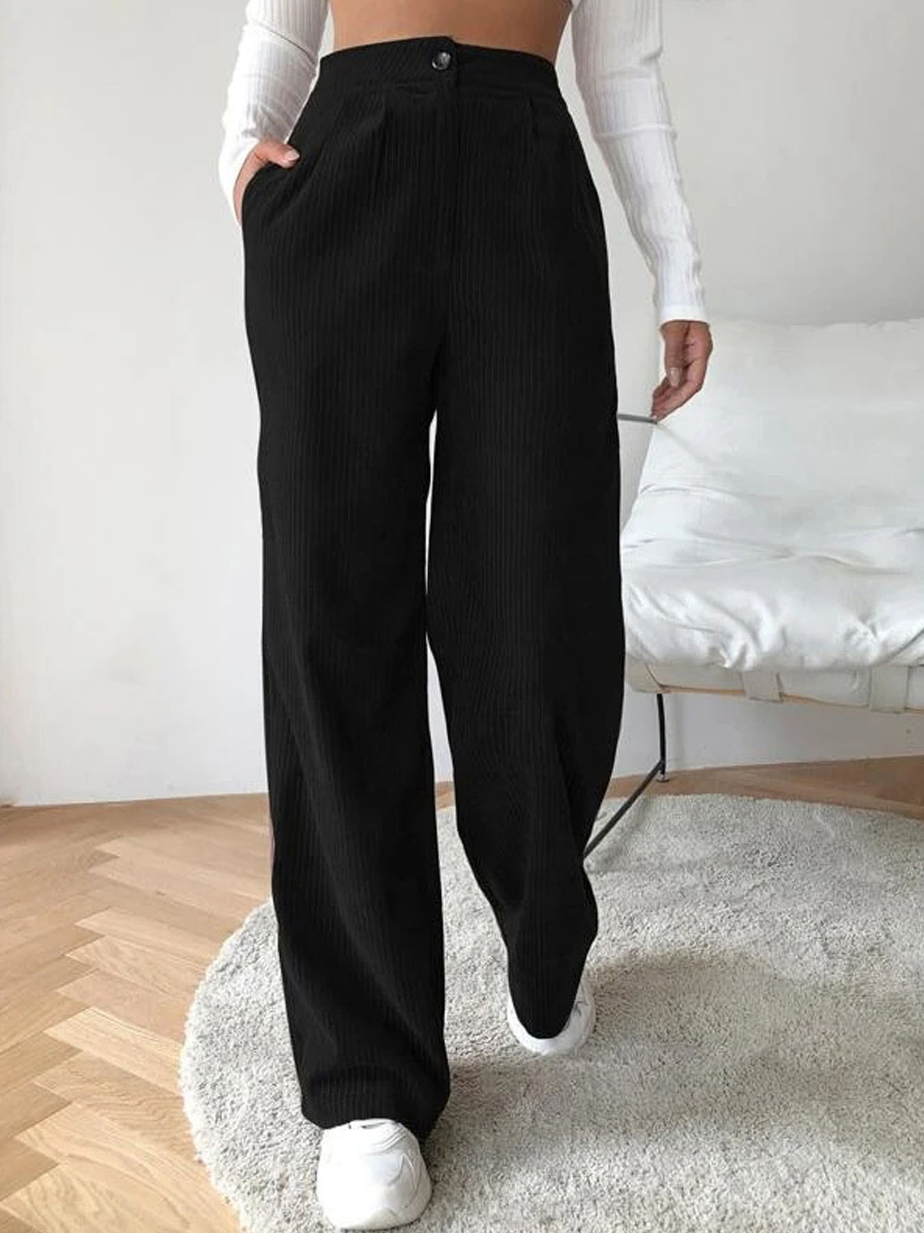 Mom Jeans Women - Women's 2025 Fall Winter Corduroy Pants