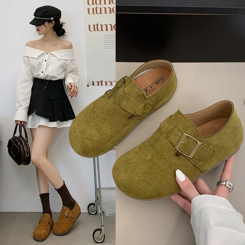 Women'S Fashion Loafers - Women Suede Closed Back Birken Shoes