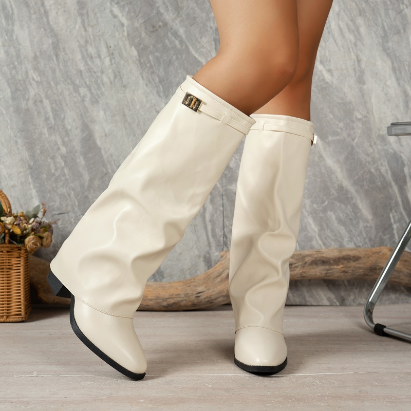 Spring Autumn New Simple Style - đánh giá và giá Women'S Fashion Knee High Boots