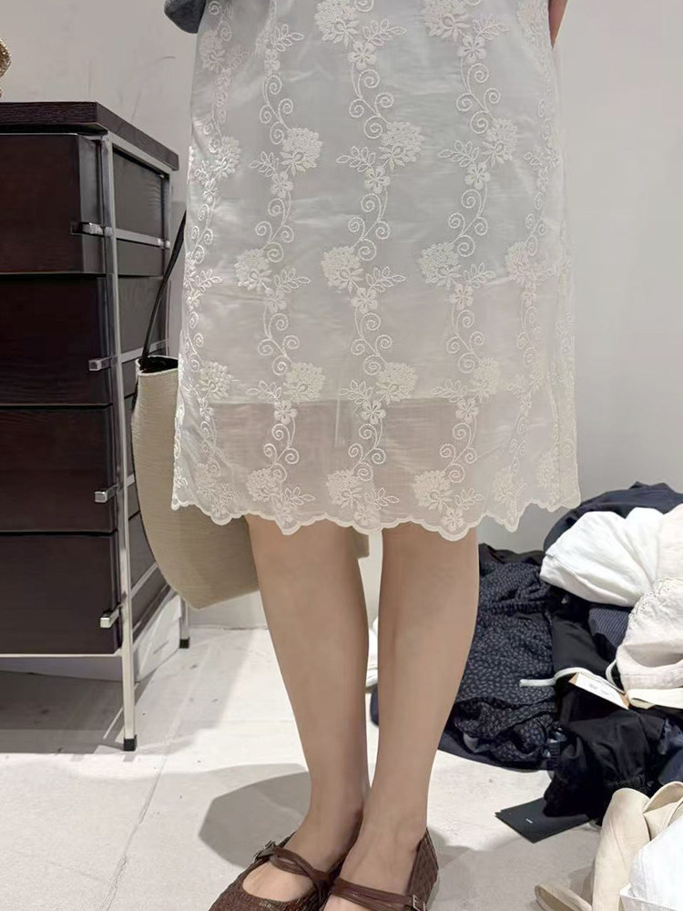 Korean Style plus Size Embroid - đánh giá và giá Women'S Fashion Kilt