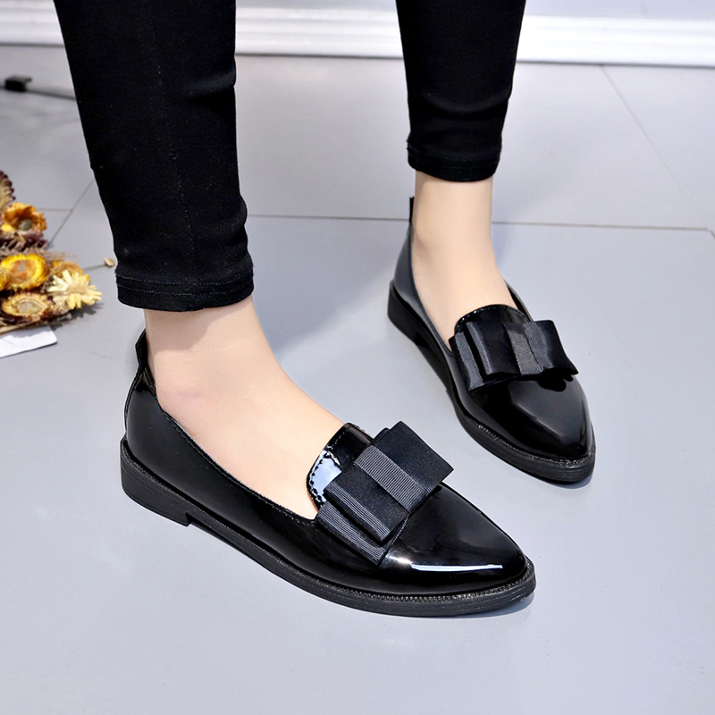 Black/ Wine Red Patent Leather - đánh giá và giá Women'S Fashion Loafers