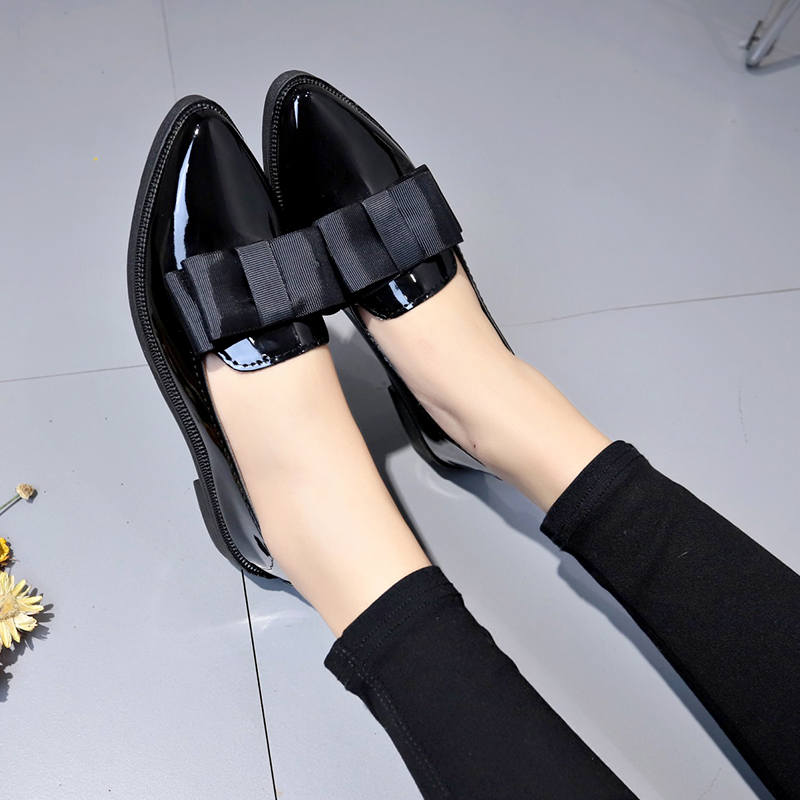 Black/ Wine Red Patent Leather - đánh giá và giá Women'S Fashion Loafers