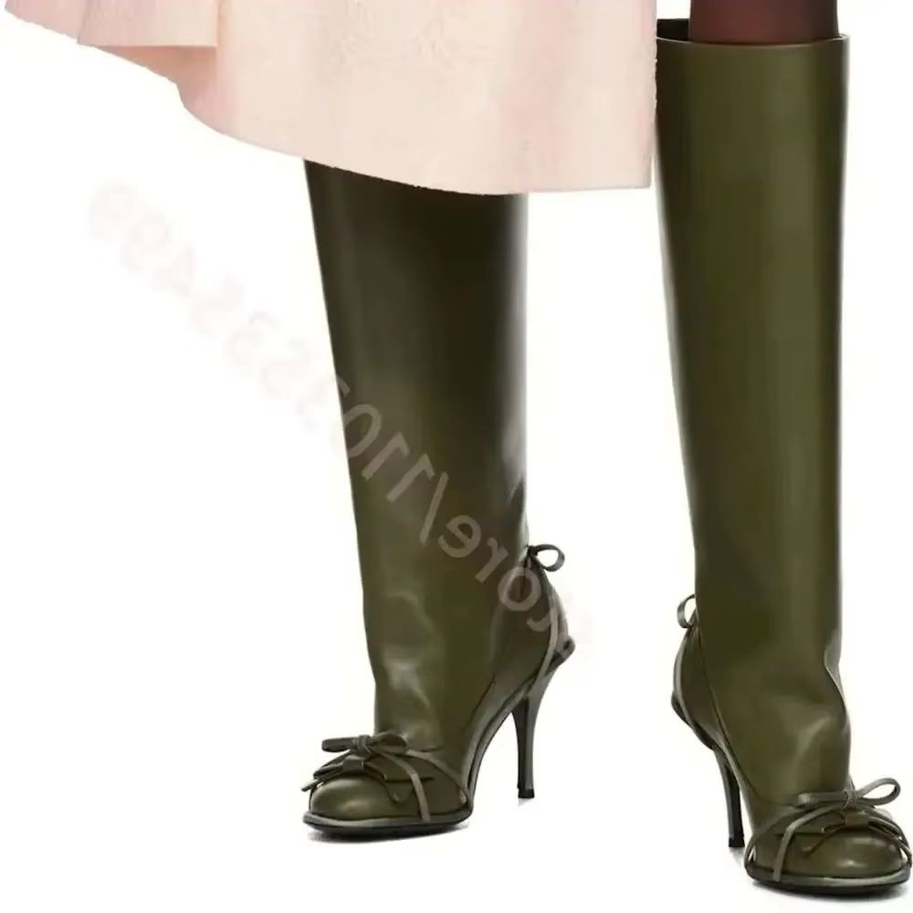 2026 Autumn Green Round Bow Kn - đánh giá và giá Women Fashion Model