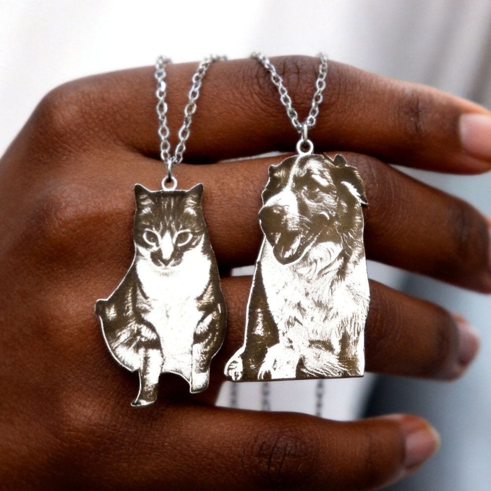 Custom Engrave Pet Photo Neckl - đánh giá và giá Fashion Women Picture