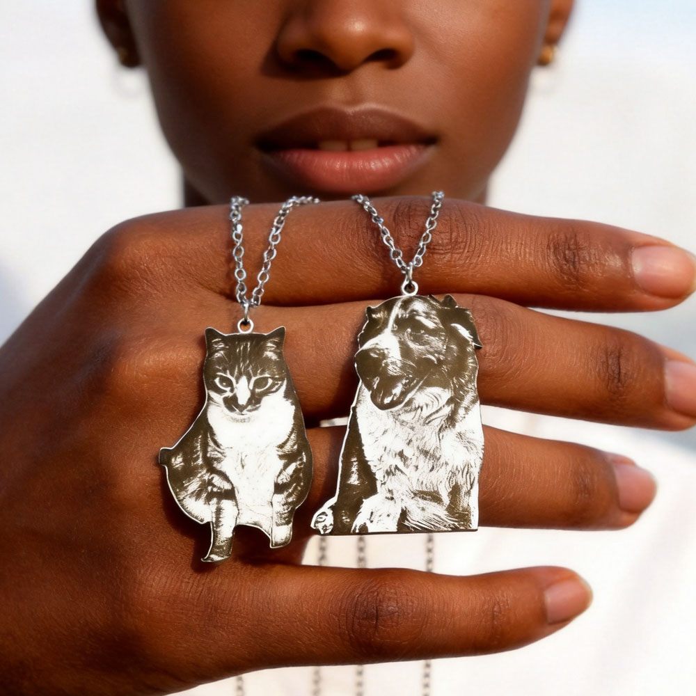 Custom Engrave Pet Photo Neckl - đánh giá và giá Fashion Women Picture