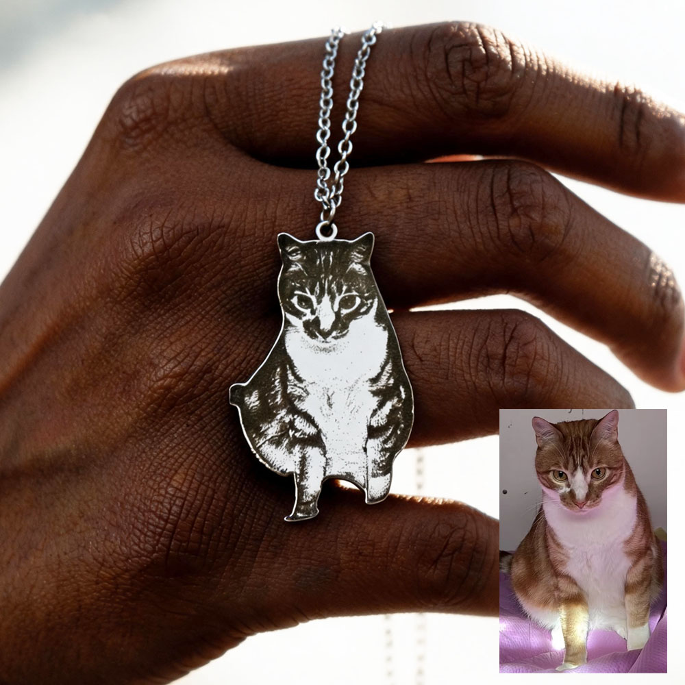 Custom Engrave Pet Photo Neckl - đánh giá và giá Fashion Women Picture