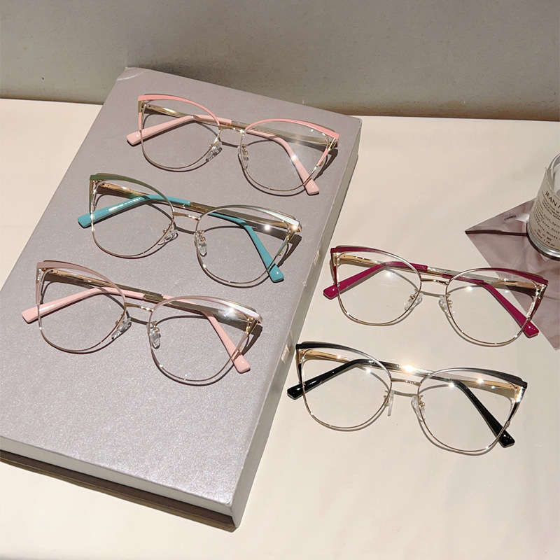 New Fashion Cat Eye Anti Blue  - đánh giá và giá Women'S Fashion Glasses Non Prescription
