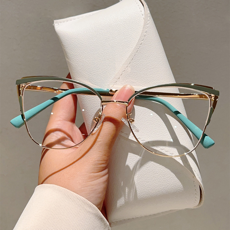New Fashion Cat Eye Anti Blue  - đánh giá và giá Women'S Fashion Glasses Non Prescription