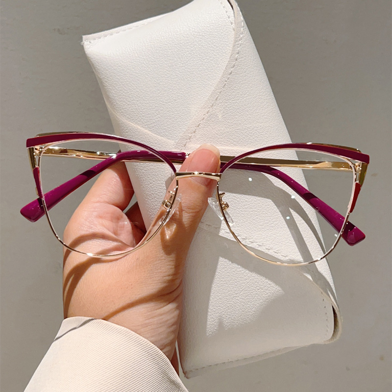 New Fashion Cat Eye Anti Blue  - đánh giá và giá Women'S Fashion Glasses Non Prescription