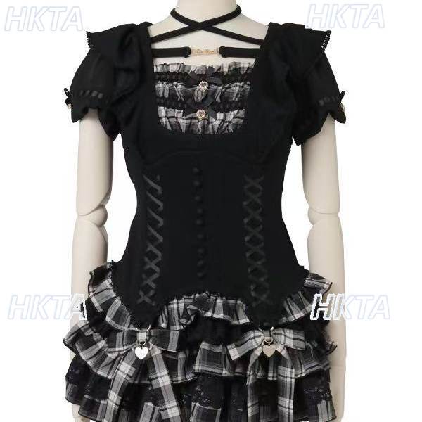 Liz Japanese Sweet Fairy Ruffl - đánh giá và giá Ruched Dress Mini