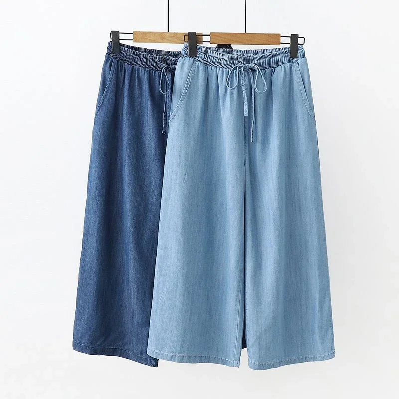 Fashion Cotton Blue Calf-Lengt - đánh giá và giá Mom Jeans Women