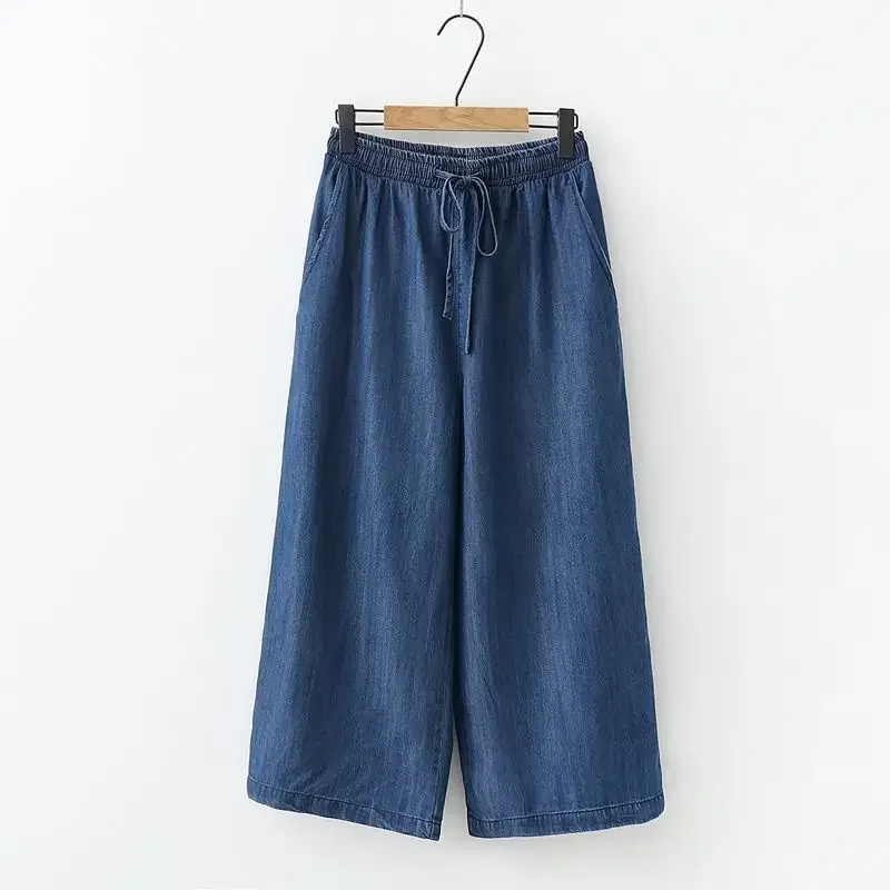 Fashion Cotton Blue Calf-Lengt - đánh giá và giá Mom Jeans Women