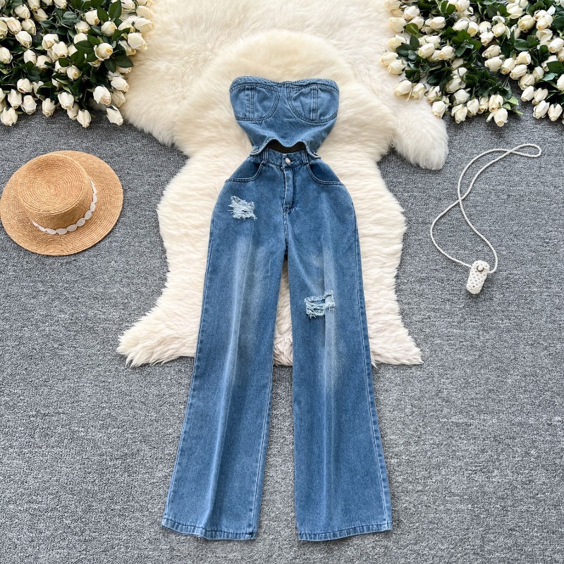 Denim Jumpsuits Women One Piec - đánh giá và giá Mom Jeans Women