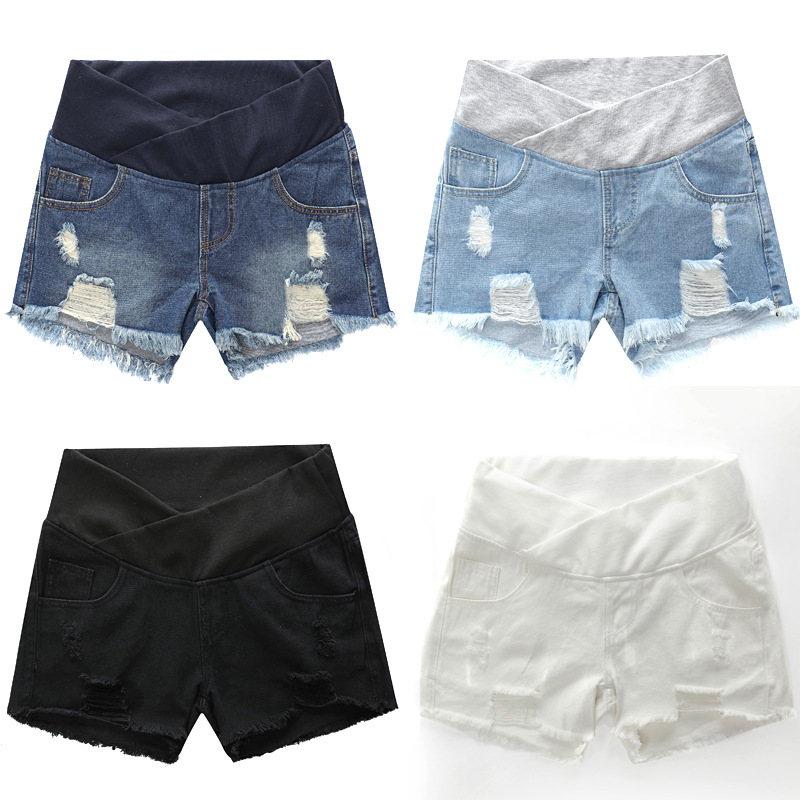 Hot Maternity Shorts High Wais - đánh giá và giá Mom Jeans Women