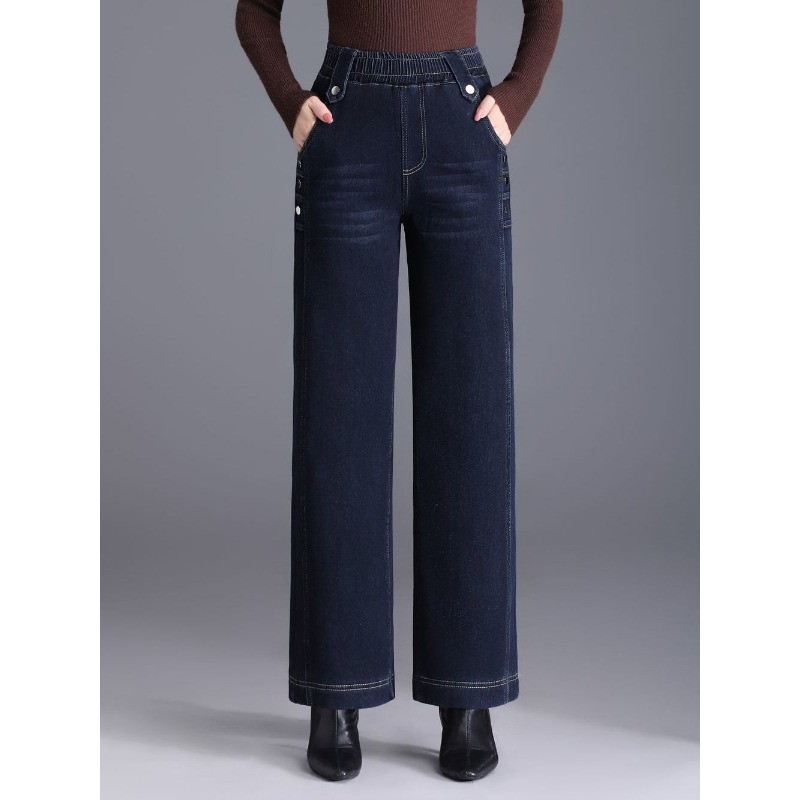 Women Spring Autumn Elastic Wa - đánh giá và giá Mom Jeans Women