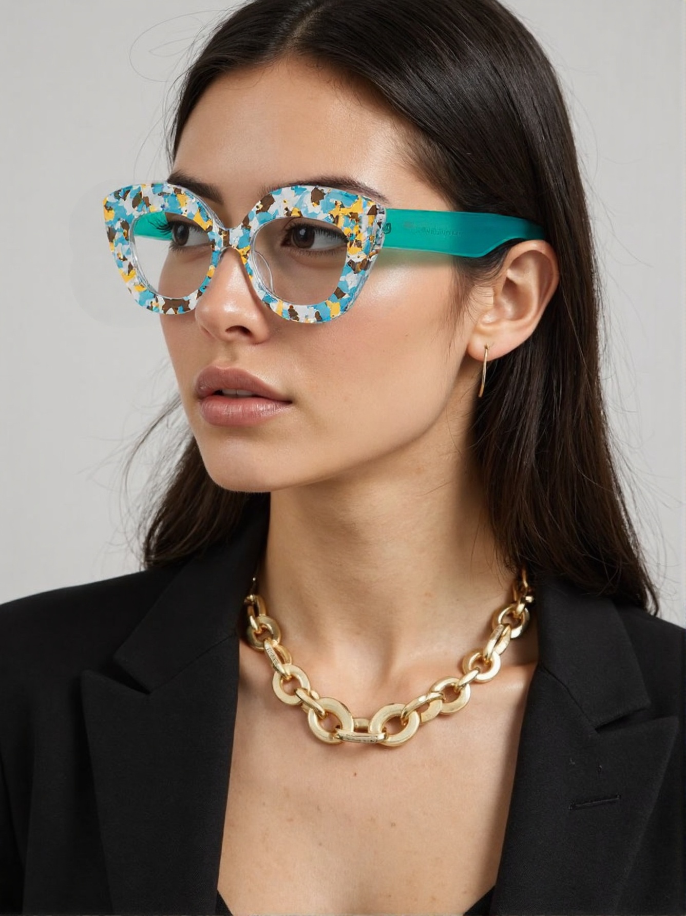 Large Frame Cat-Eye Floral Gla - đánh giá và giá Women'S Fashion Glasses Non Prescription