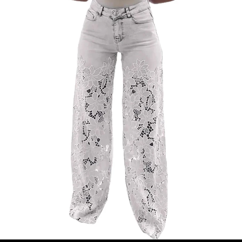 High Waist Wide Leg Jeans Pant - đánh giá và giá Mom Jeans Women