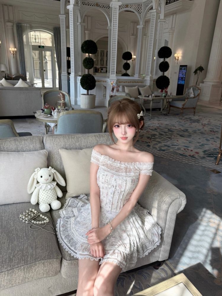 Coquette French 2 Piece Set Wo - đánh giá và giá Ruched Dress Mini
