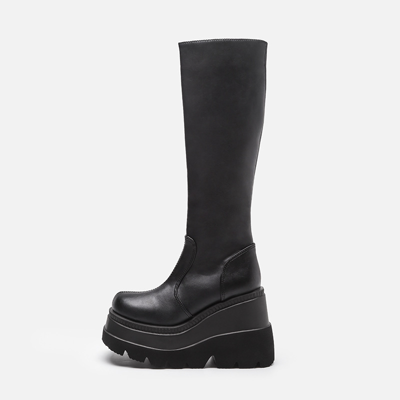Women's Platform Boots Punk Mi - đánh giá và giá Women'S Fashion Knee High Boots