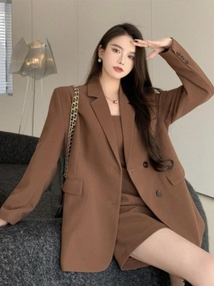 Autumn Winter Brown Elegant 2  - đánh giá và giá Ruched Dress Mini