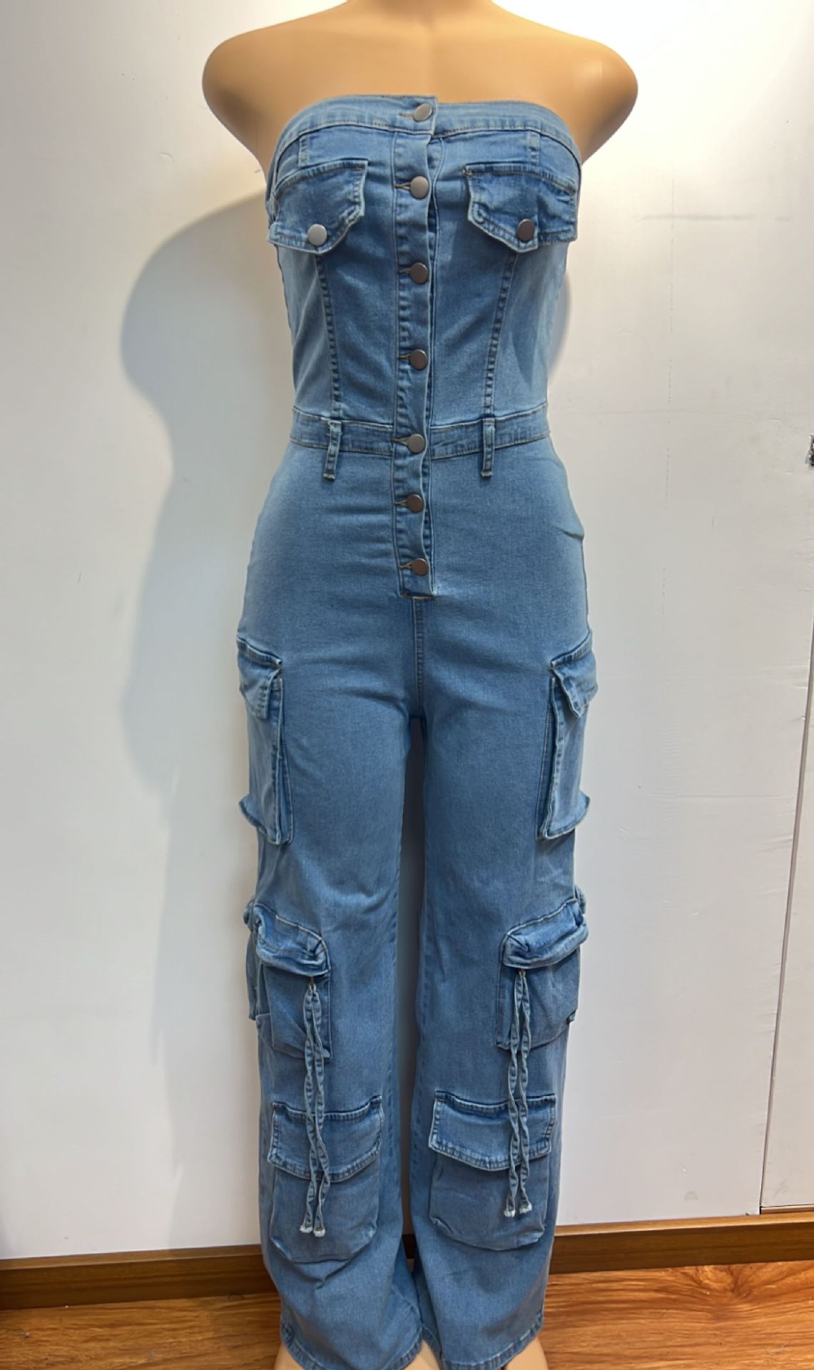 Jumpsuits Women Strapless One  - đánh giá và giá Mom Jeans Women