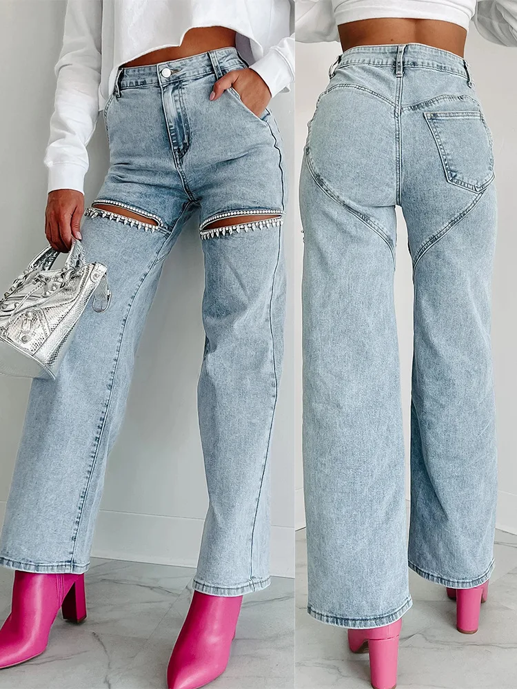 Fashion Women's Denim High Wai - đánh giá và giá Mom Jeans Women