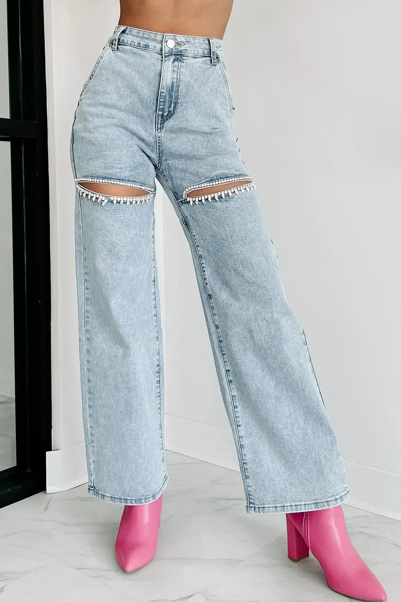 Fashion Women's Denim High Wai - đánh giá và giá Mom Jeans Women