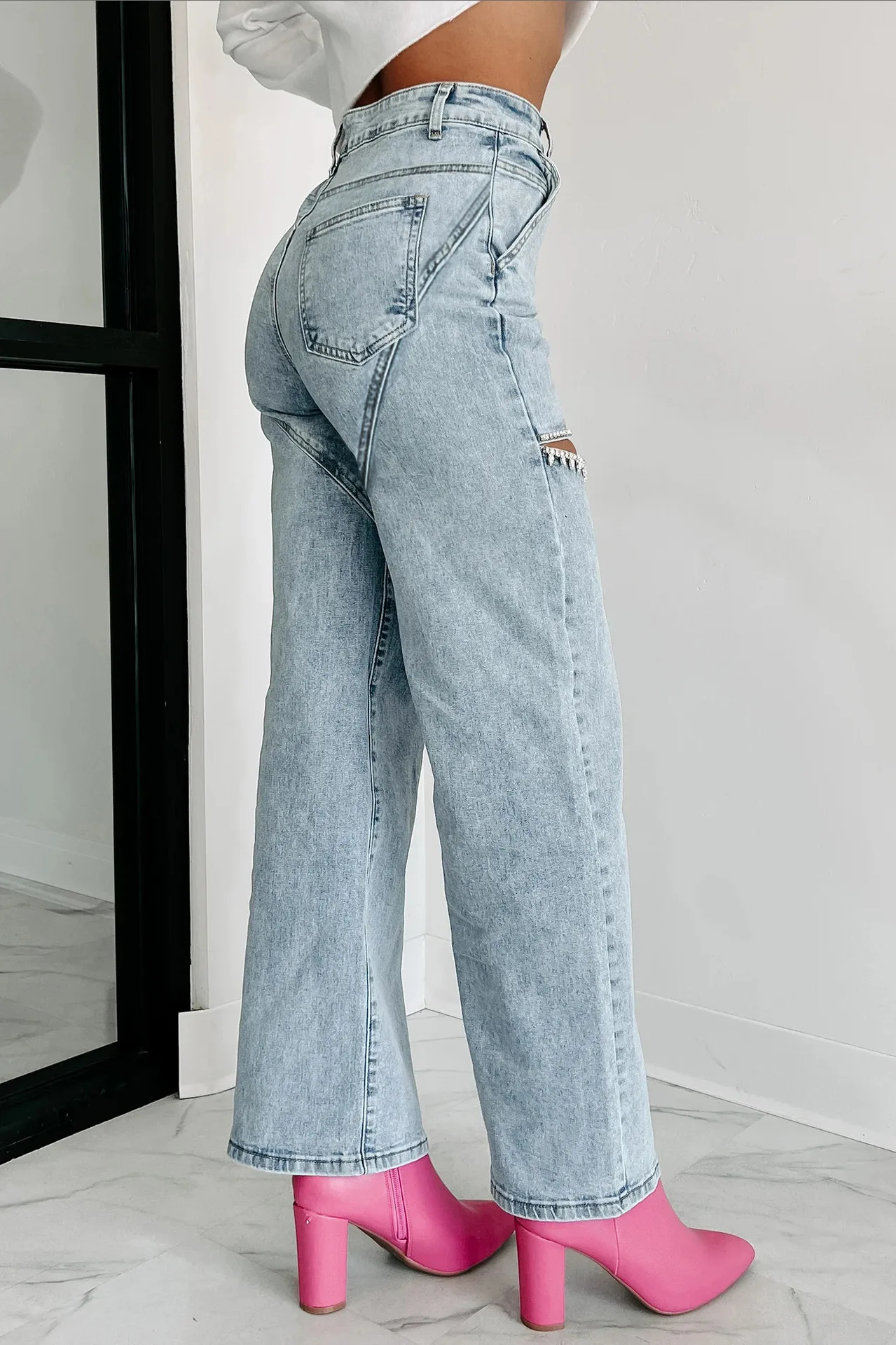 Fashion Women's Denim High Wai - đánh giá và giá Mom Jeans Women