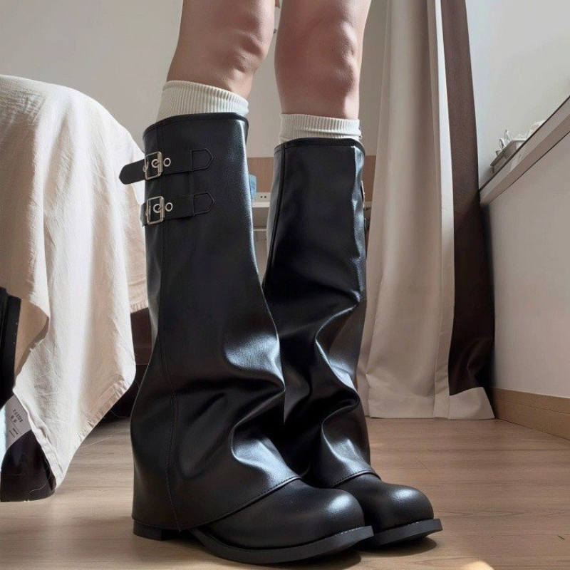 Y2K Korean Style Retro Knee‑hi - đánh giá và giá Women'S Fashion Knee High Boots