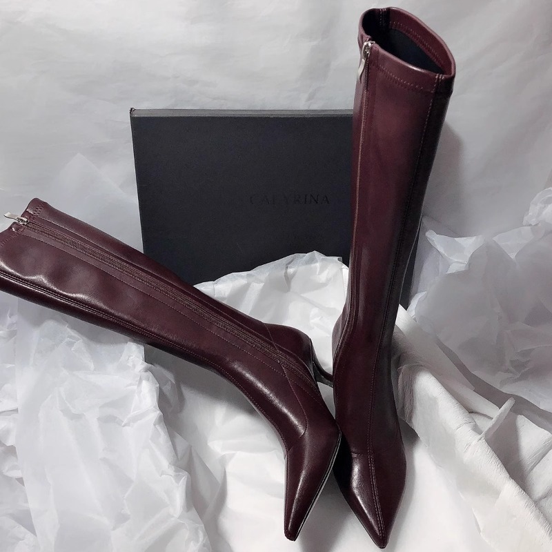 Autumn New Stiletto Fashion Bo - đánh giá và giá Women'S Fashion Knee High Boots