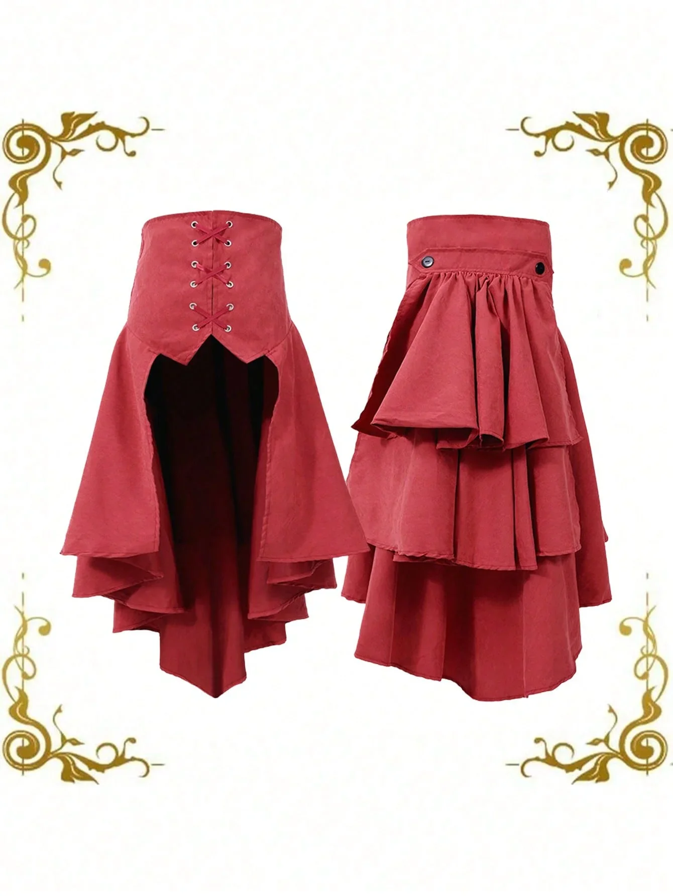 Detachable Overskirt Women Pun - đánh giá và giá Women'S Fashion Kilt