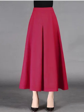 plus Size Mom Slimming Wide Le - đánh giá và giá Women'S Fashion Kilt