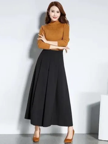 plus Size Mom Slimming Wide Le - đánh giá và giá Women'S Fashion Kilt