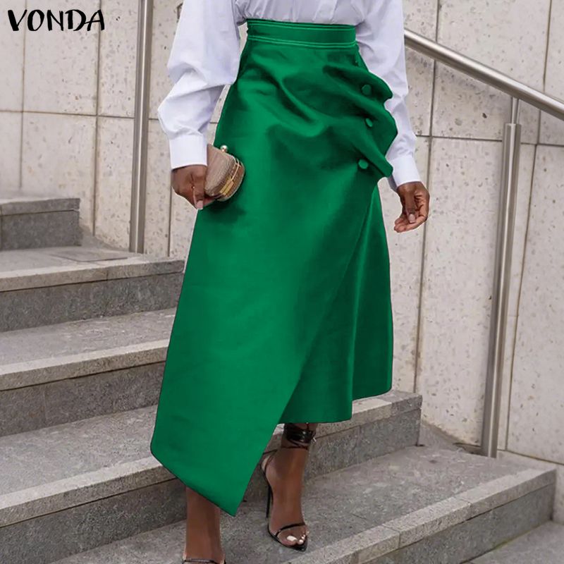VONDA Plus Size 5XL Elegant Wo - đánh giá và giá Women'S Fashion Kilt