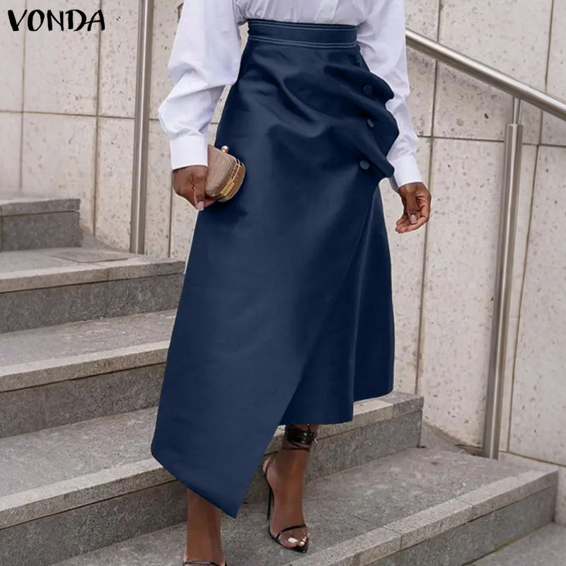 VONDA Plus Size 5XL Elegant Wo - đánh giá và giá Women'S Fashion Kilt