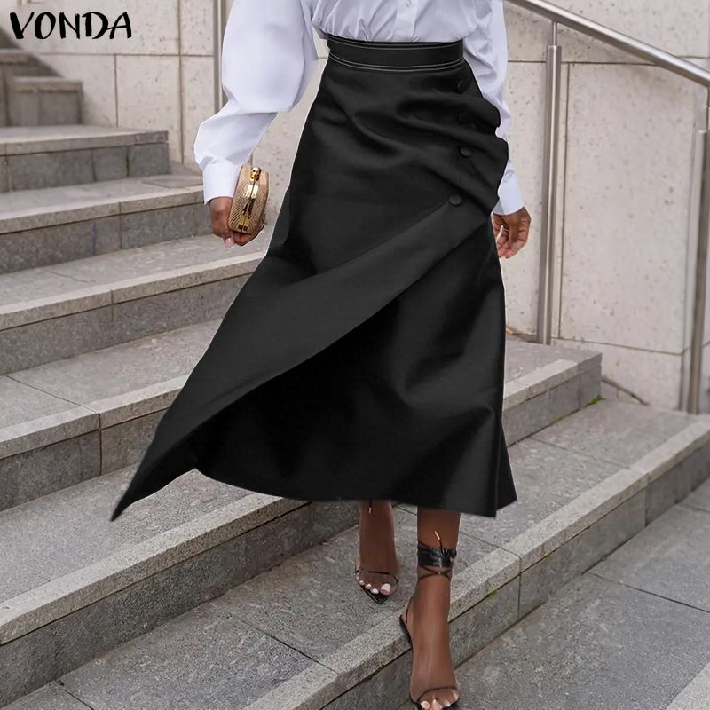 VONDA Plus Size 5XL Elegant Wo - đánh giá và giá Women'S Fashion Kilt